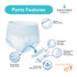 Nateen Super Pull Up Adult Pants 10s (Carton of 8) - XL